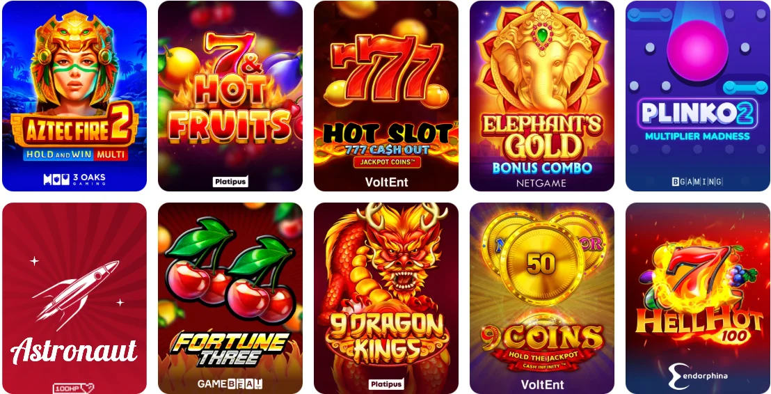 Crash games lobby at Glory Casino — Aviator, Plinko, JetX and more